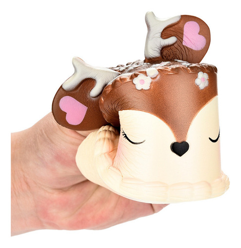Coleção De Brinquedos Perfumados Squish Y Deer Cake Slow Ris