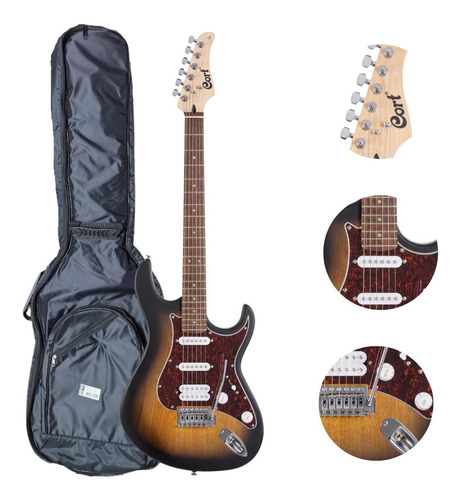 Guitarra Cort Stratocaster G110 Ops + Capa Champion