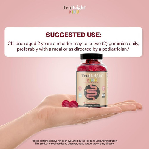 Truheight Gominolas Probioticas Prebioticas Niños 60gomitas