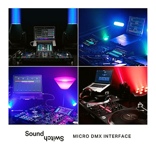 Soundswitch Dmx Micro Interface Interfaz De Usb A Dmx Ultra