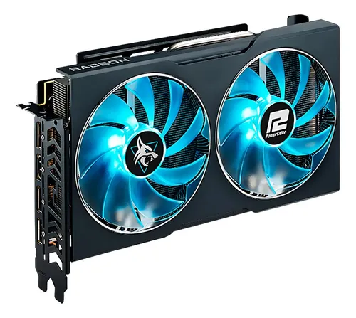 Placa de Vídeo PowerColor Radeon RX 7600 XT Hellhound 16GB GDDR6 Placa de Vídeo PowerColor Radeon RX 7600 XT Hellhound 16GB GDDR6