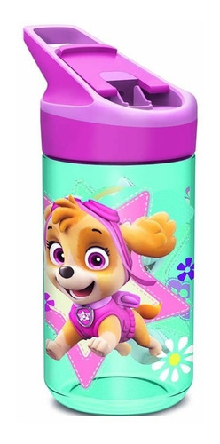 Vaso Sport Botella Plastica Paw Patrol Pico Rebatible Cresko