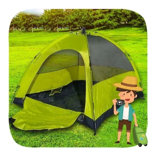 Carpa Easy Tent 210x240x130cm 4pnas. Puerta C/mosqui. 