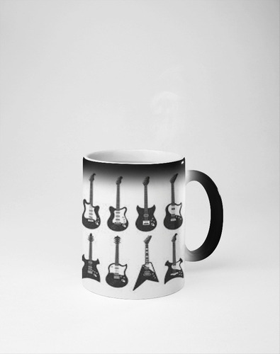 Taza Mágica Guitarra Clásicas Colección Mug 