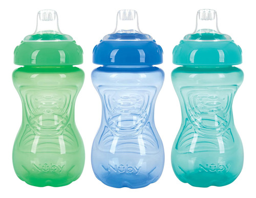 Nuby 3 Paquete Sin Derrame De Tazas Para Beber Para Niños A
