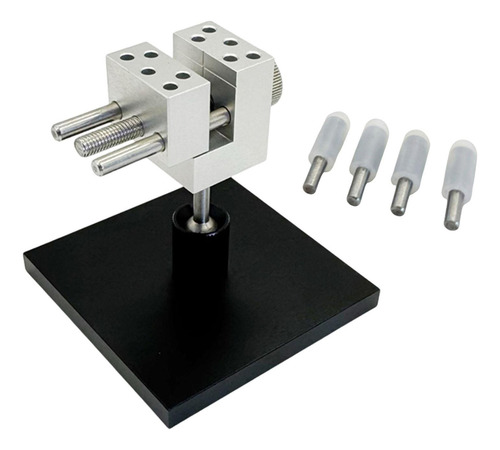 Mini Torno De Em Miniatura, 4 Haste De Fixação E Base