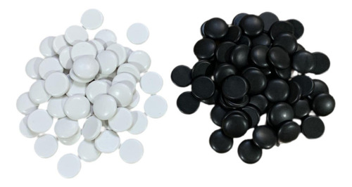 100 Peças Go Jogo De Tabuleiro Peças De Acessórios 2,2 Cm