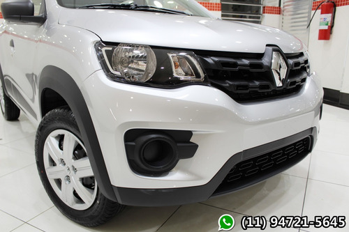 Renault Kwid 1.0 Zen 2020 Prata Financiamento Próprio 0608