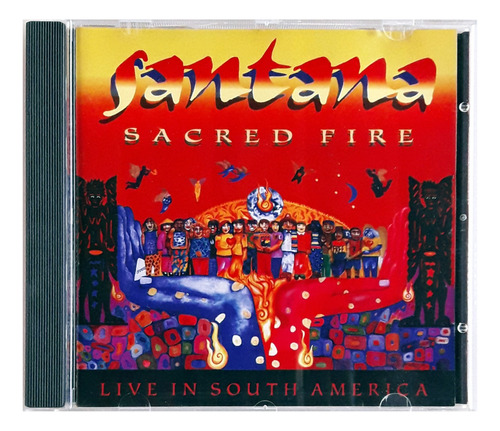 Cd Carlos Santana Sacred Fire  Live Edicion Usa Oka  (Reacondicionado)