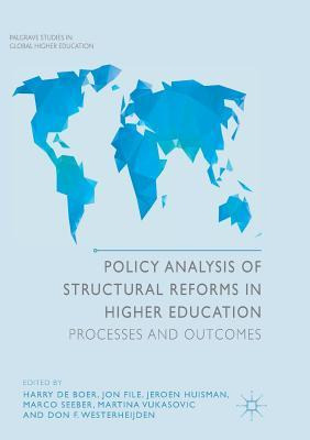 Libro Policy Analysis Of Structural Reforms In Higher Edu...