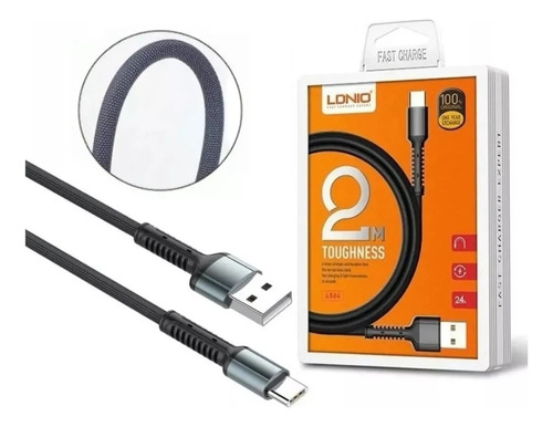 Cable Usb Tipo C Fast Charge 2mt Ldnio Ls64