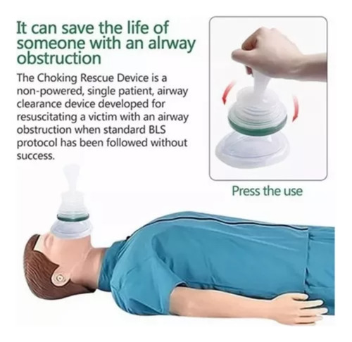 Lifevac Dispositivo De Resgate Asfixia Para Adultos Crianças