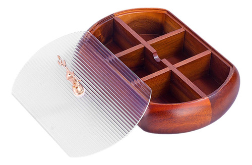 Bandeja Para Servir Bocadillos Dividida, Caja De