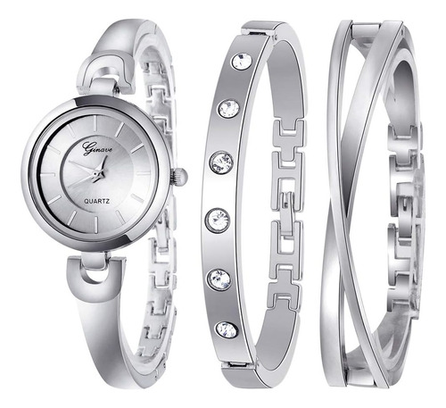 Weicam, Reloj De Pulsera Con Brazalete Para Mujer, Conjuntos