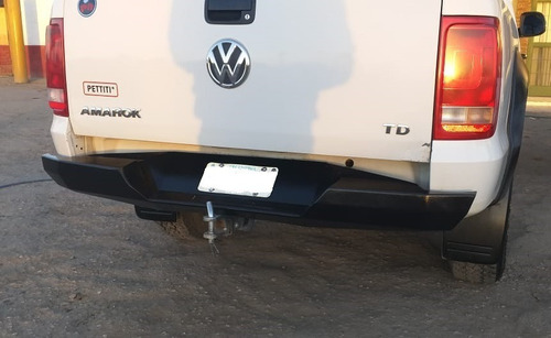 Bumper Paragolpe Trasero Negro Vw Amarok 