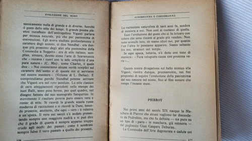 Evoluzione Del Mimo Anton Giulio Bragaglia En Italiano 1930