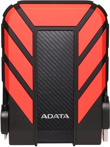 Disco duro externo Adata HD710 Pro AHD710P-2TU31 2TB rojo