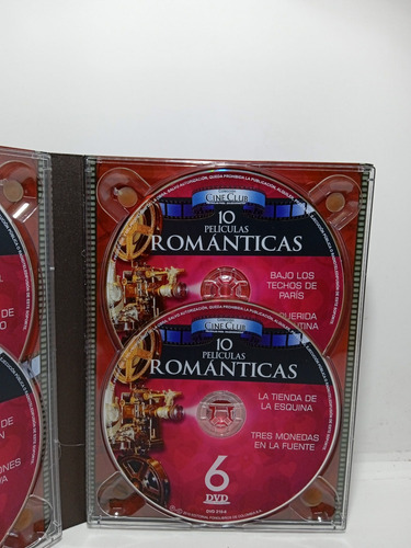 Imagen 7 de 9 de 10 Películas Románticas - 6 Cd's - Colección Cine Club