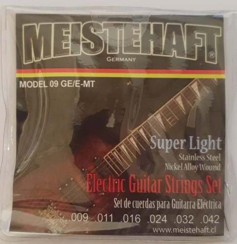 Set De Cuerdas Para Guitarra Electrica Meistehaft