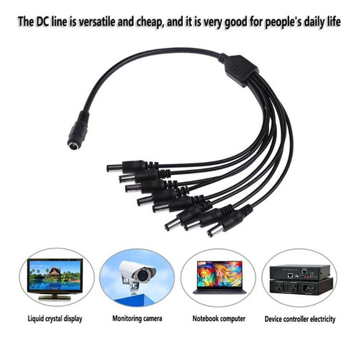 . Dc A 8 Splitter Adatper Cable For Luces De Tirarere Led