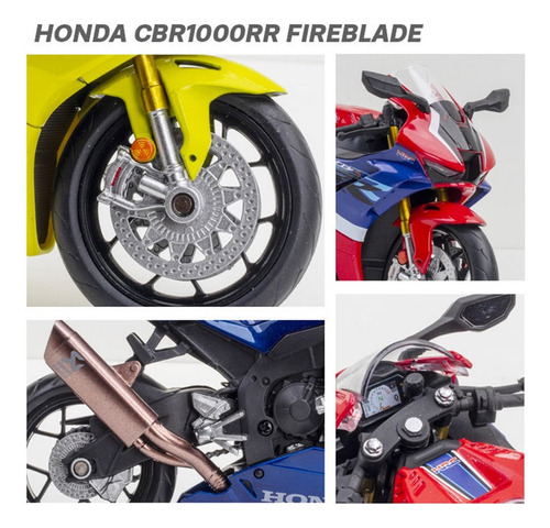 Honda Fireblade Cbr1000rr-r Sp Miniature Metal Motocicleta