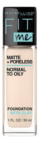 Base Maquillaje Maybelline Fit Me Matte+poreless Norma-graso