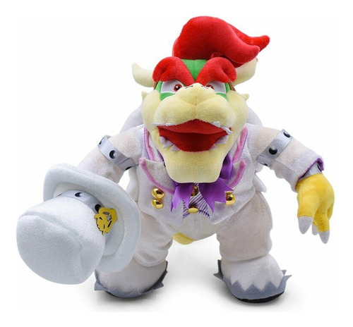 Super Mario Wedding Bowser Peluche Muñeca Cumpleaño Regalo