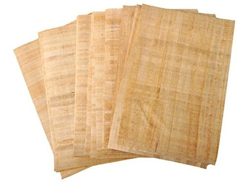 Papiro Egipcio En Blanco Conjunto De 10 Hojas De Papel