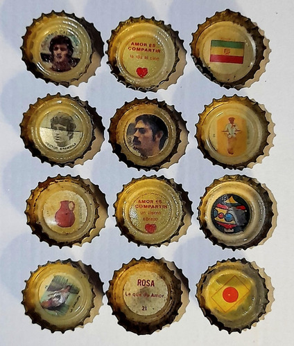 Corcholatas Varias Colecciones Años 70's (Usado)