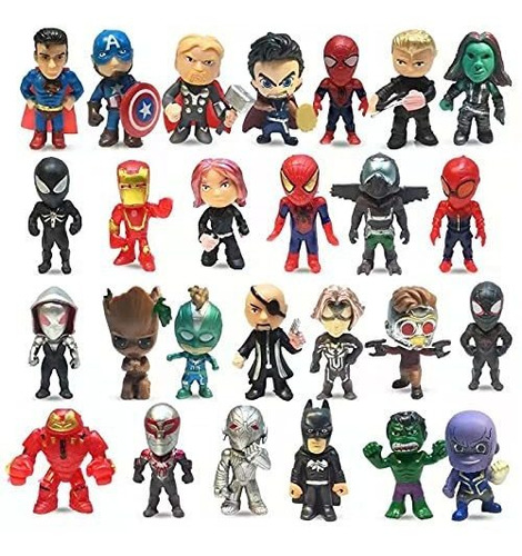 Super Hero Juguetes Superhéroe Mini Figuras De Acción 3nsys