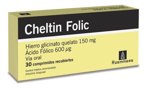 Cheltin Folic® 150mg X 30 Comprimidos