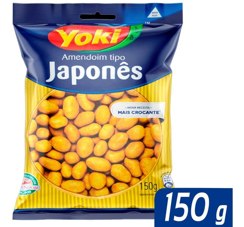 Amendoim Yoki Tipo Japones Mais Crocante 150g 7891095002177