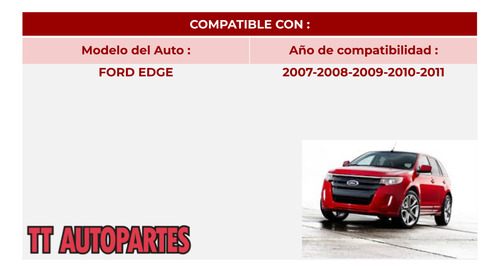 Par Espejo Ford Edge 2007-07-2011-11 Elec P/pintar 3pin Ore