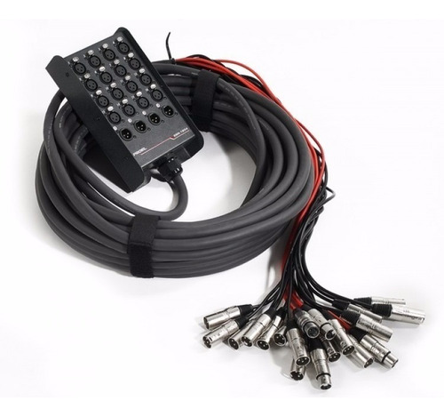 Imagen 2 de 3 de Snake Medusa 16 Canales 4 Retornos 25 Mts Proel Ebn1604