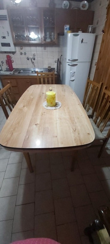 Mesa De Comedor Mas Cuatro Sillas