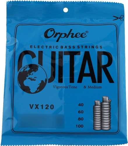 Orphee Vx120 Niquel Encordado .40 Para Bajo