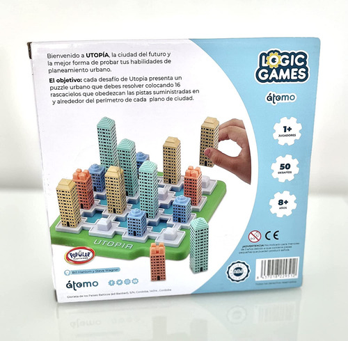 Utopia Juego De Lógica E Ingenio 50 Retos Logic Games
