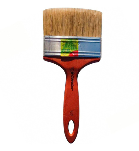 Pincel Trincha Pintura Parede Cabo Vermelho 771 4 Pol Condor