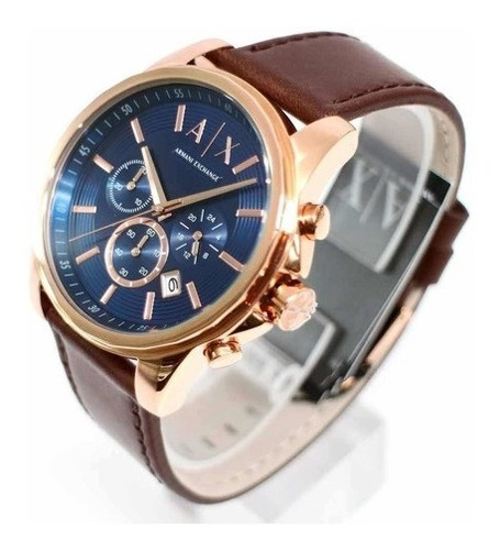 Reloj Armani Exchange Ax2508 Color de la correa Marrón