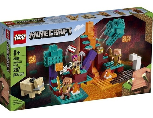 Lego Minecraft The Warped Forest 21168 (287 Piezas)