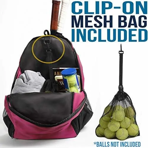 Mochila De Tenis Athletico Premier, Bolsa De Tenis Con Capac