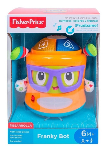 Franky Bot Fisher Price Fdv63 Luces Musica Colores Formas