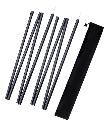 Paquete De 2 Postes De Soporte De Lona Para Acampar, Tienda