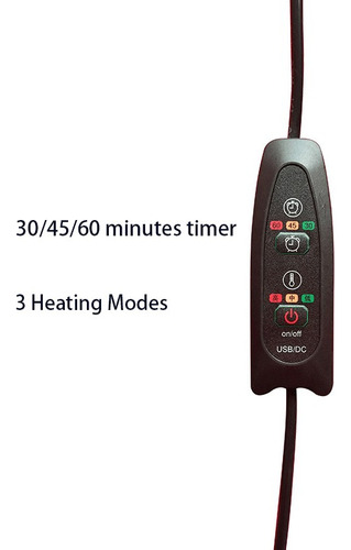 Almohadilla Térmica Usb Heater, Calentador, Ropa Térmica, Ca