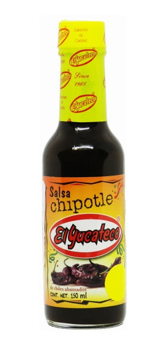 Salsa Chipotle Chiles Ahumados X150 Ml- El Yucateco