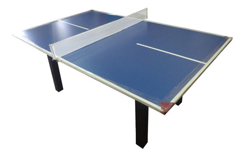 Mesa Ping Pong 1,85x1,10mts Melamina 18mm C/ Red Y Soportes 