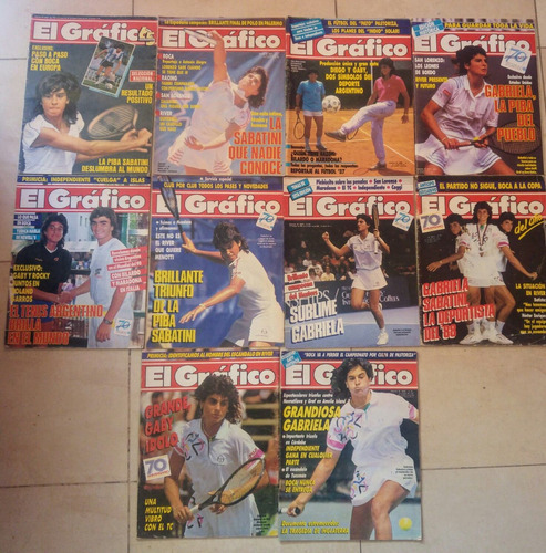 El Grafico Gabriela Sabatini 10 Grandes Portadas