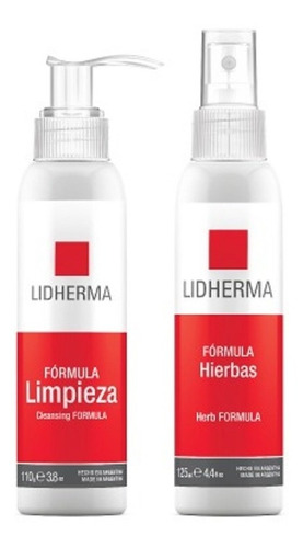 Kit Emulsión De Limpieza + Loción De Hierbas Lidherma