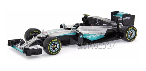 F1 Mercedes F1 W07 Hybrid Rosberg Campeão Mundo 2016 1:18