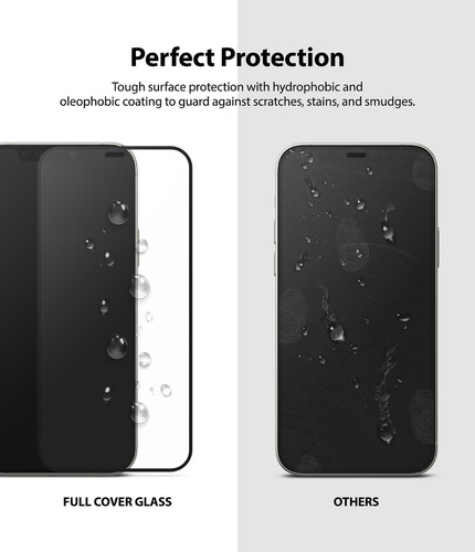 Imagen 5 de 9 de Vidrio Templado iPhone 12 Mini 5.4 Full Cover Ringke